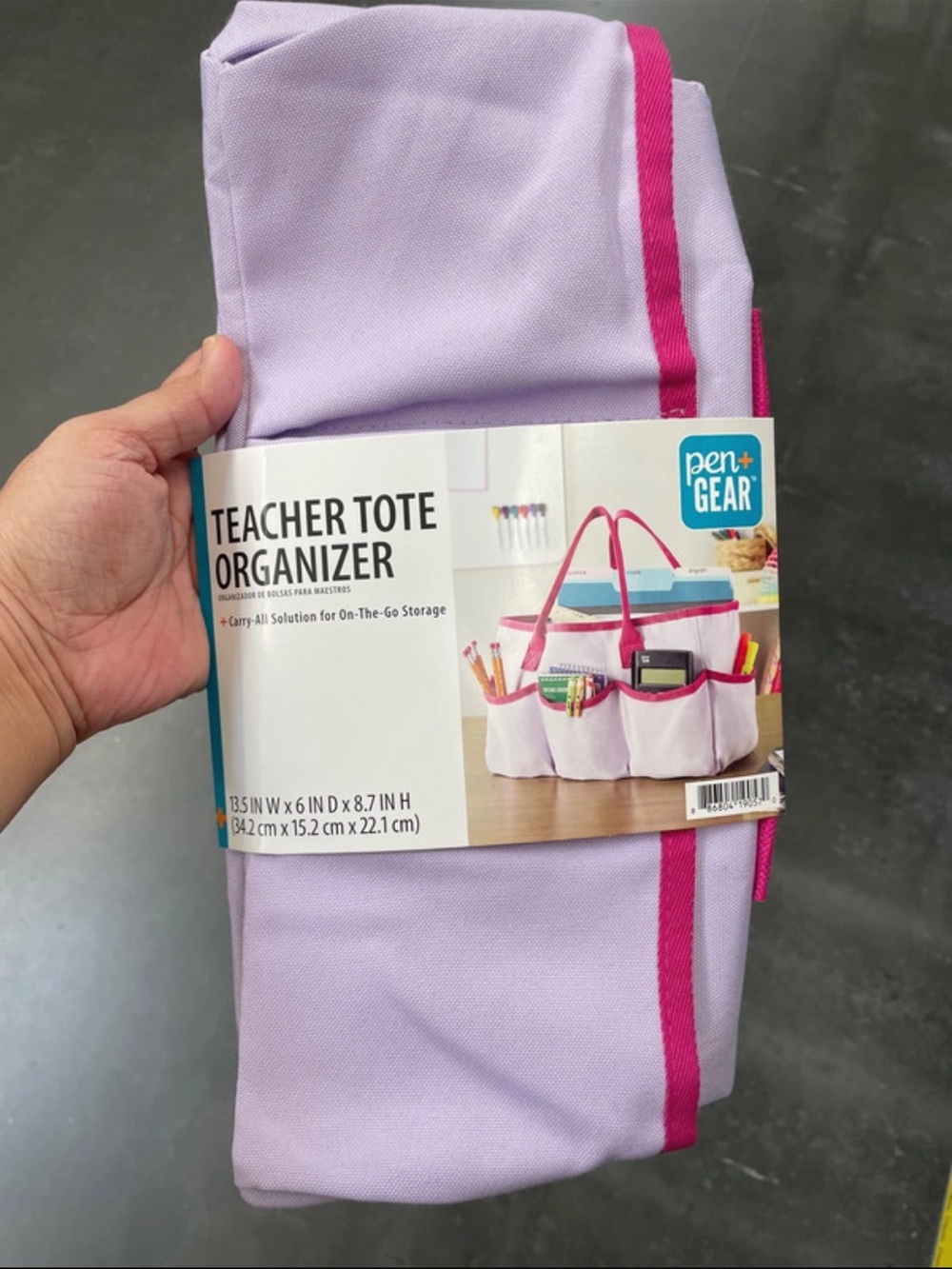 Pen Gear Carry All Tote Organizer Purple